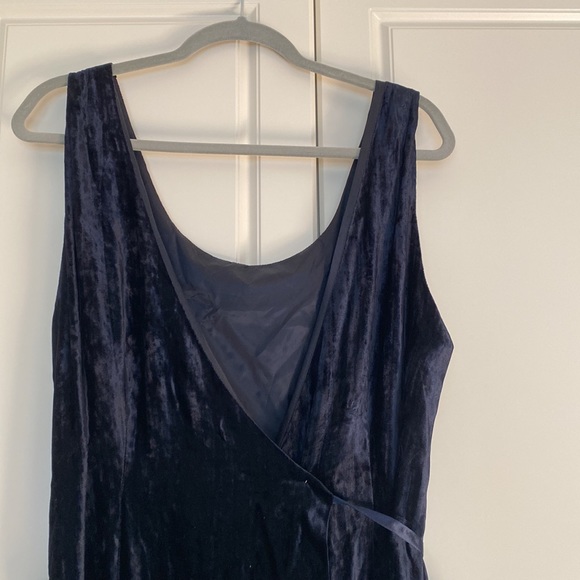 VINTAGE 90s MONDI BLACK WRAP SLEEVES DRESS Sz 40 . - Picture 15 of 16